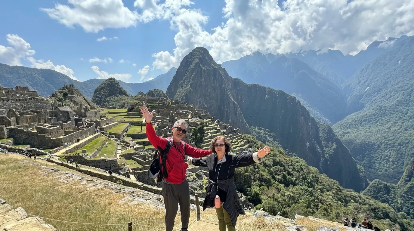 Travelers enjoying the adventurous paths of Machu Picchu Circuit 3