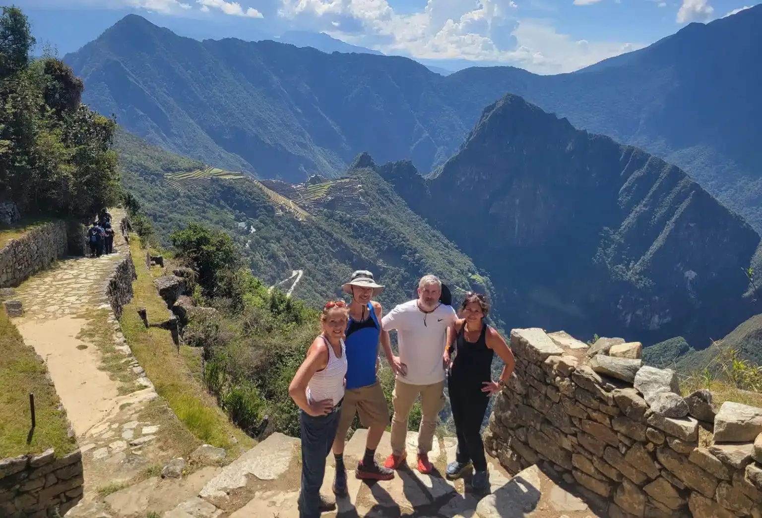 View from Sungate on 2 Day Inca Trail Tour