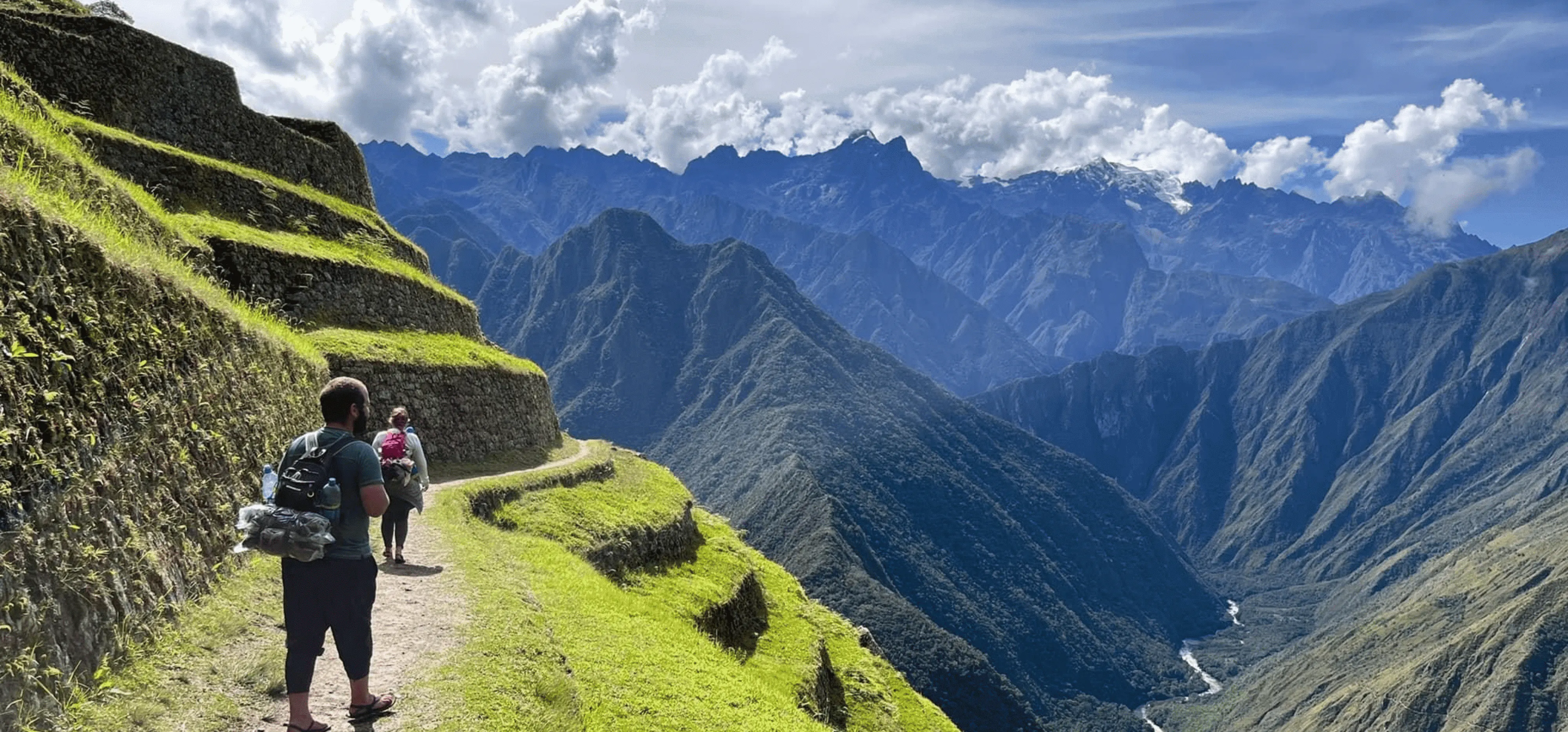 Intipata Inca site on Day 4 of the Classic Inca Trail.