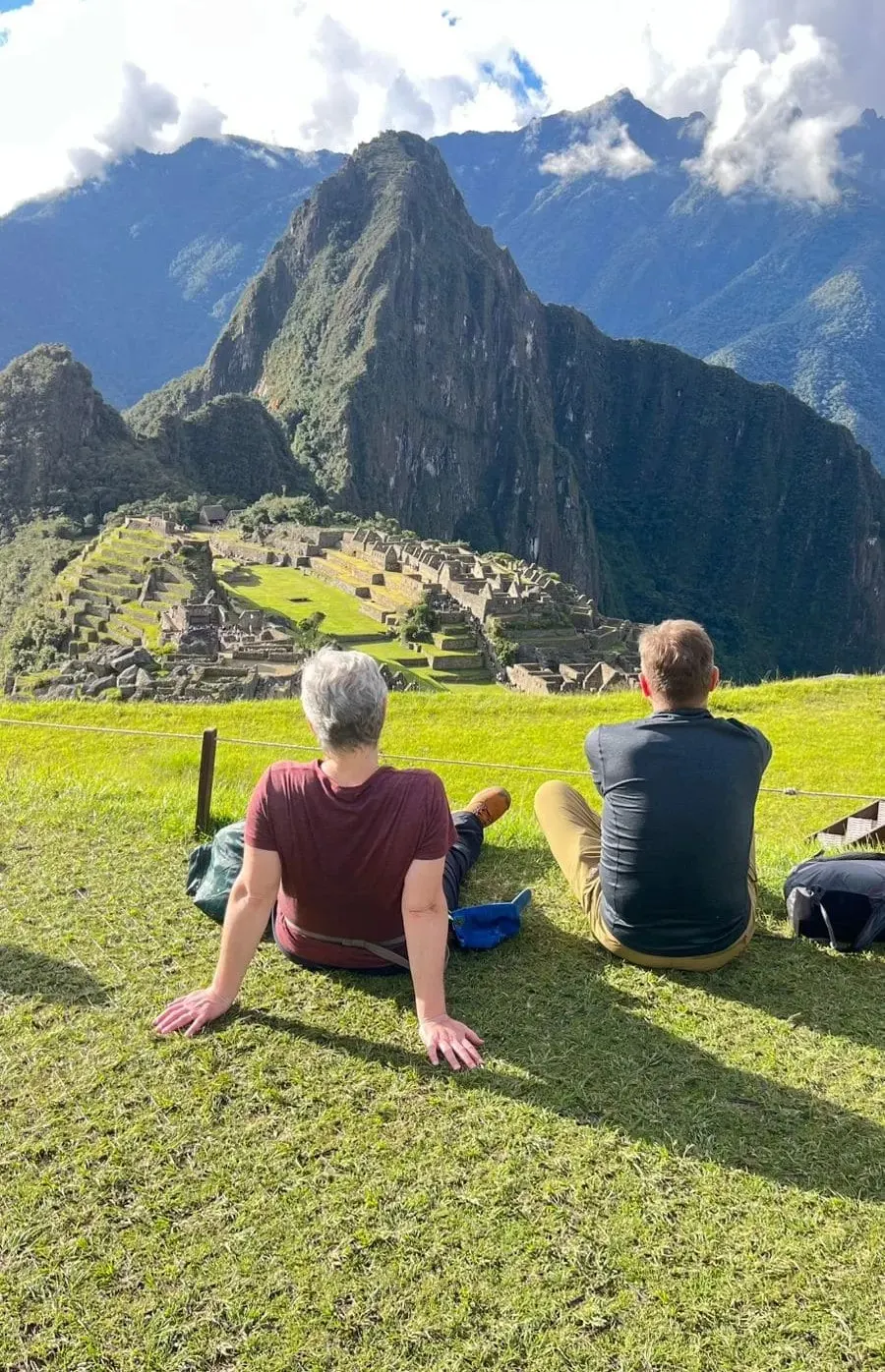 Golden sunset over the ancient citadel of Machu Picchu