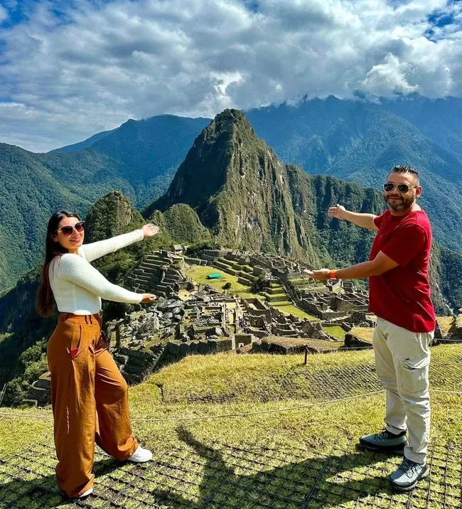 Scenic view of Machu Picchu from Circuit 2.